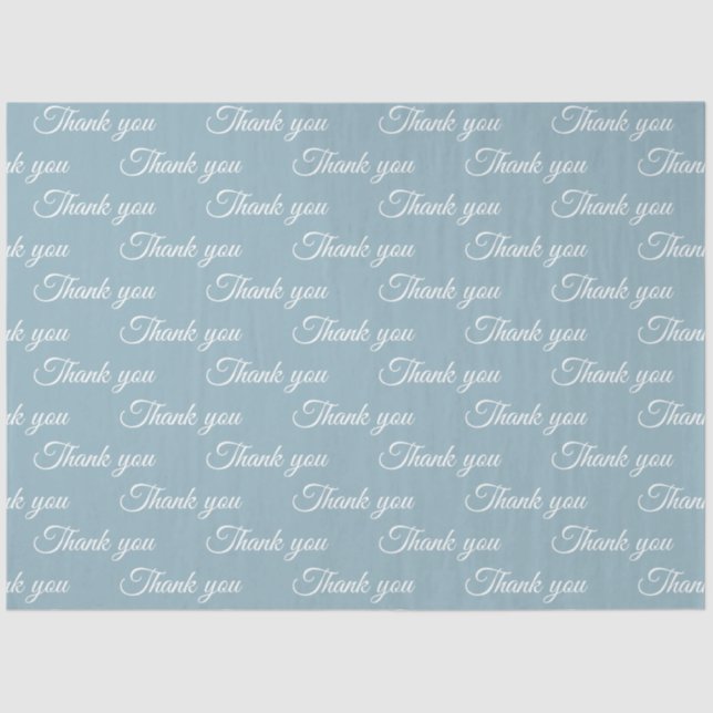 De Seda Obrigado Papel embrulhado (Frente )