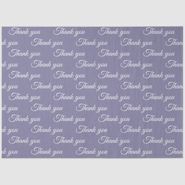 De Seda Obrigado Papel embrulhado (Frente )