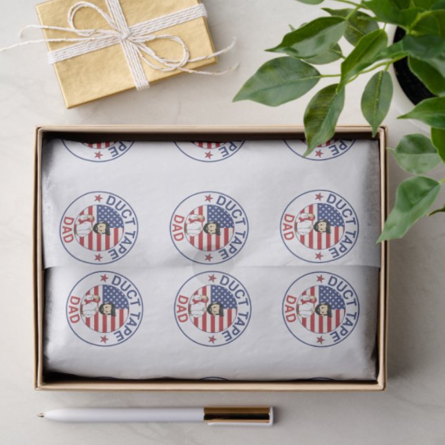 De Seda Pai Fita Adesiva - Papel Tissue (Presente)