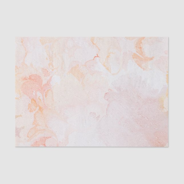 De Seda Papel branco cor-de-água e cor-de-água rosa (Frente )