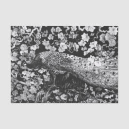 De Seda Papel branco e preto