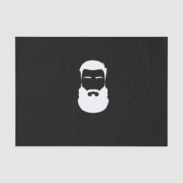 De Seda Papel branco sobre os tecidos da placa