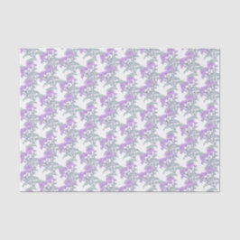 De Seda Papel branco verde roxo para cristais