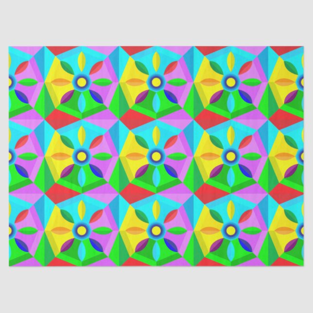 De Seda papel clássico em floricultura (Frente )