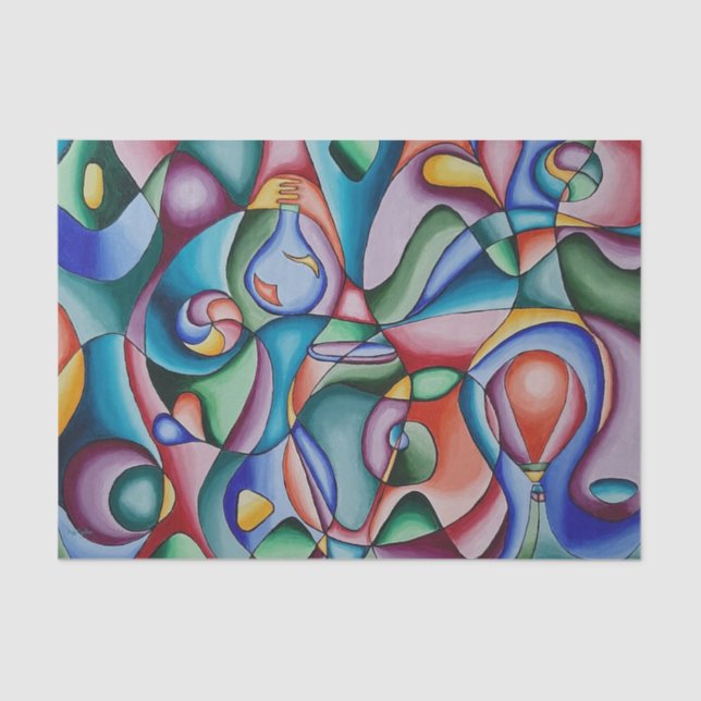 De Seda Papel colorido (Frente )