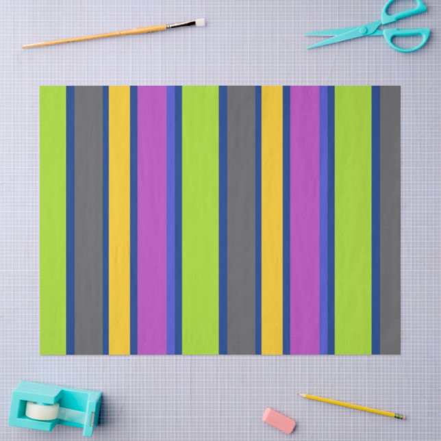 De Seda Papel Colorido Listrado, Tecido (Arte )