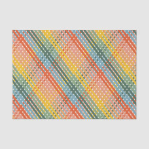 De Seda Papel colorido no tecido da Xadrez