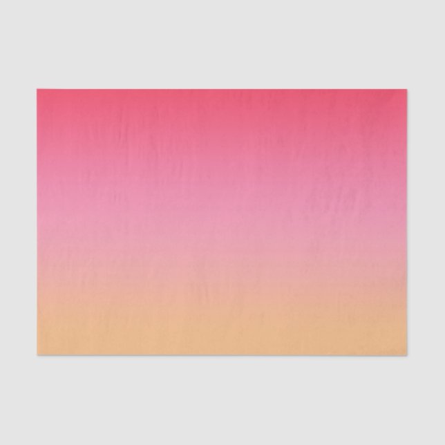 De Seda Papel cor-de-rosa cor laranja esbranquiçado (Frente )