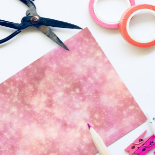 De Seda Papel cor-de-rosa Shimmer Galaxy