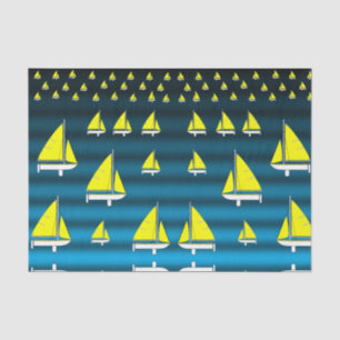 De Seda Papel decorativo para marinheiros amarelo