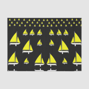 De Seda Papel decorativo para marinheiros amarelo