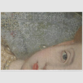 De Seda Papel Decoupage da Rainha