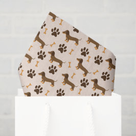 De Seda Papel Decoupage Dachshund, Cachorro Salsicha