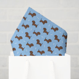De Seda Papel Decoupage Dachshund, Cachorro Wiener