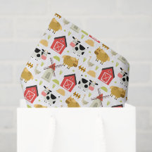 Papel Decoupage Fazenda, Animais do Quintal da Faz