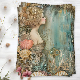 DE SEDA PAPEL DECOUPAGE SEREIA
