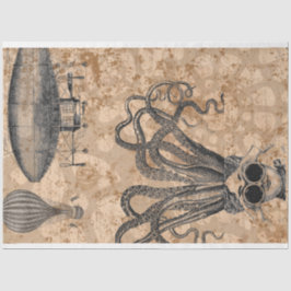 De Seda Papel Decoupage Steampunk