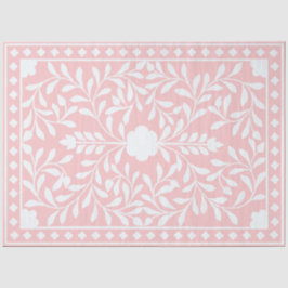 De Seda Papel Decoupage Tradicional Rosa com Incisão em Os