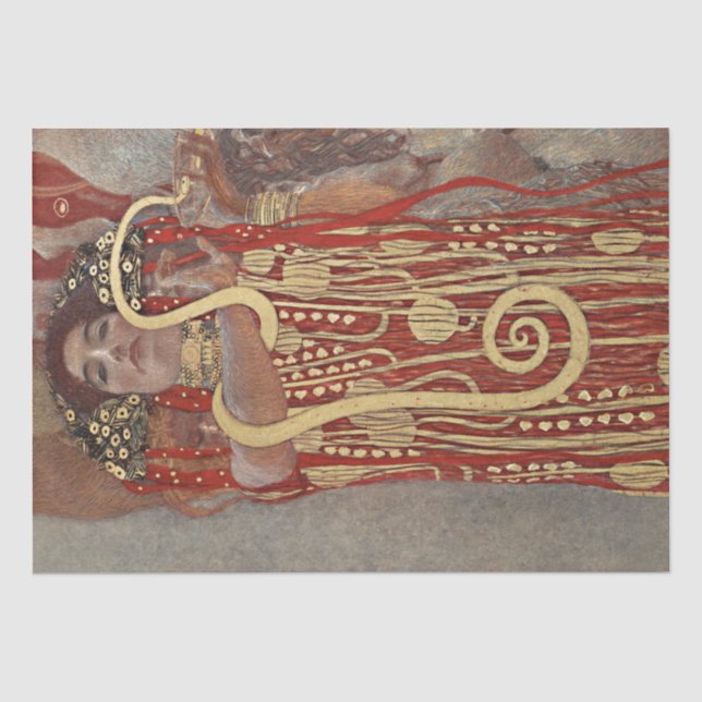 DE SEDA PAPEL DOS TECIDOS: GUSTAV KLIMT : HIGIAIA: 1907 (Frente )