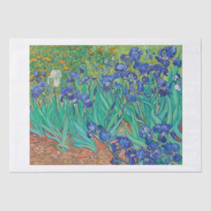 DE SEDA PAPEL DOS TECIDOS: IRISES 1889: VINCENT VAN GOGH