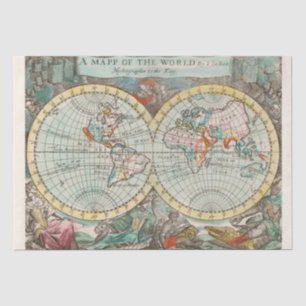 DE SEDA PAPEL DOS TECIDOS: MAPA DO MUNDO ANTICO