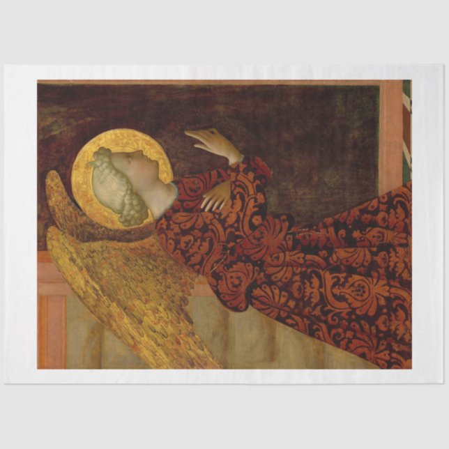 DE SEDA PAPEL DOS TECIDOS: O ANGEL GABRIEL : 1435 (Frente )