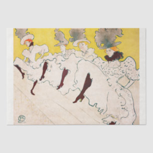 DE SEDA PAPEL DOS TECIDOS: TOULOUSE LAUTREC