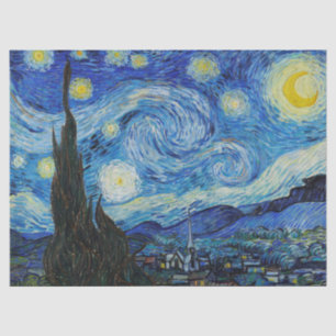 DE SEDA PAPEL DOS TECIDOS: VINCENT VAN GOGH : STARRY NIGHT