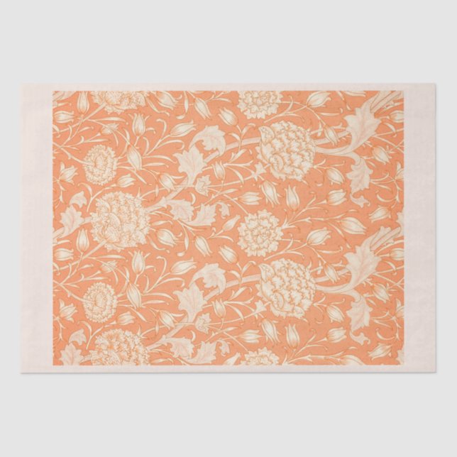 DE SEDA PAPEL DOS TECIDOS: WILLIAM MORRIS : HONEYSUCKLE (Frente )