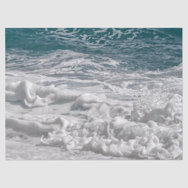 De Seda papel espumoso do mar (Frente )