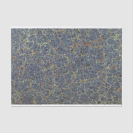 De Seda Papel final marmoreado azul