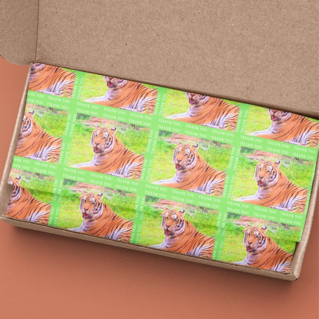 De Seda Papel Higiênico Asiático Tigre Obrigado (Criador carregado)