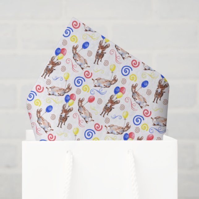 De Seda Papel Higiênico Burro (Sacola de presentes)