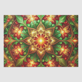 De Seda Papel Higiênico Decorativo Verde Vermelho para Fer