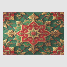 De Seda Papel Higiênico Decorativo Vermelho Verde para Fer