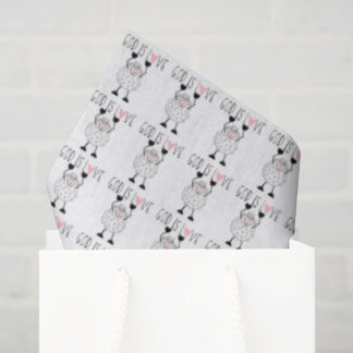 De Seda Papel Higiênico "Deus é AMOR"