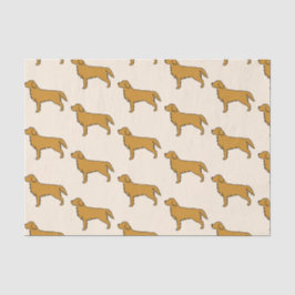 De Seda Papel Higiênico do Golden Retriever 
