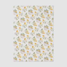 Papel Higiênico Estampado com Limão do Interior da