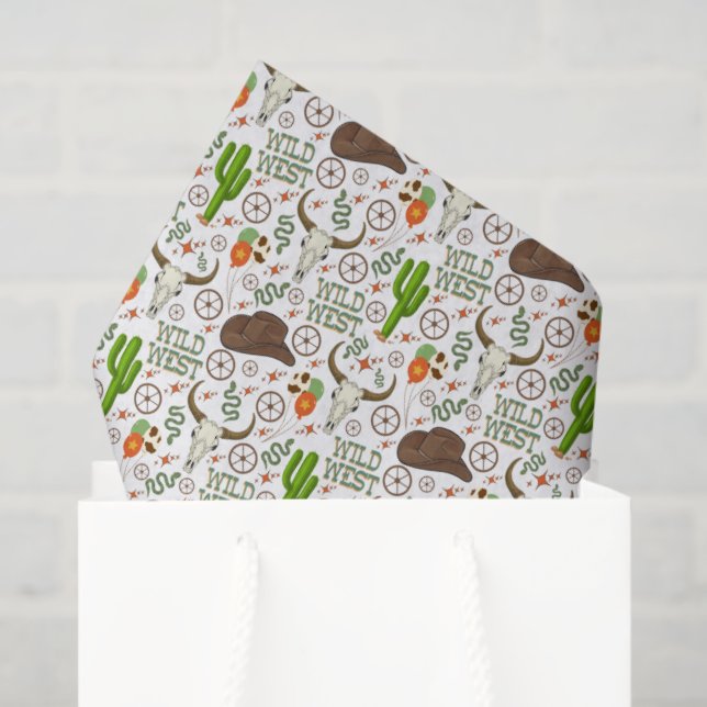 De Seda Papel Higiênico Far West (Sacola de presentes)