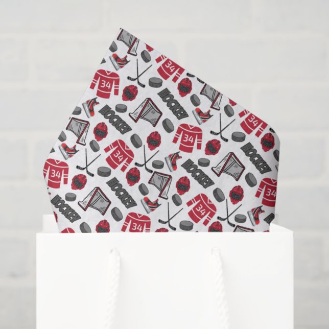 De Seda Papel Higiênico Hockey (Sacola de presentes)