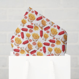 De Seda Papel Higiênico Ketchup & Fritas