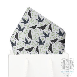 De Seda Papel Higiênico Raven Branco