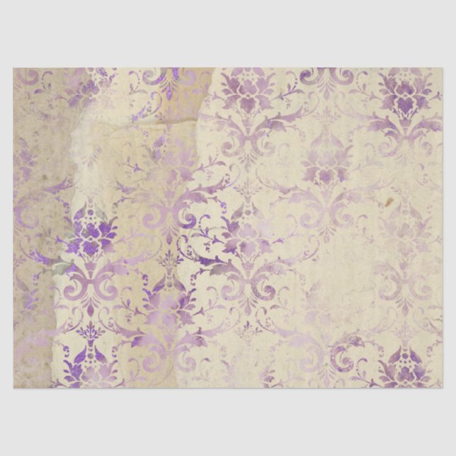 De Seda Papel Lavanda Série Efêmero Design 6 (Frente )