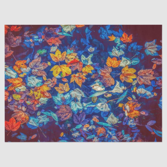 De Seda Papel lenço abstrato (Frente )