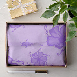 De Seda Papel Monocromático FTF em Roxo