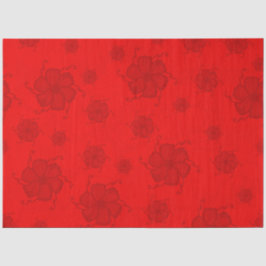 De Seda Papel Monocromático FTF em Vermelho