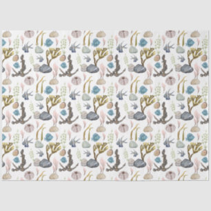 De Seda Papel para Tecidos da Série Marine Life Design 10