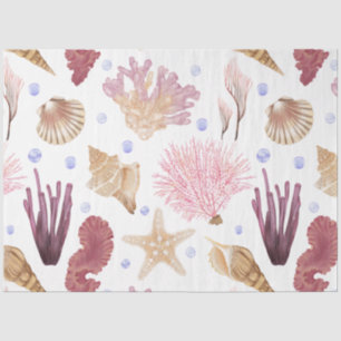 De Seda Papel para Tecidos da Série Marine Life Design 23
