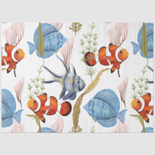 De Seda Papel para tecidos da série Marine Life Design 33