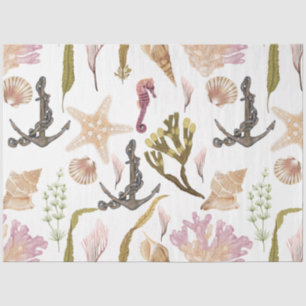 De Seda Papel para tecidos da série Marine Life Design 34